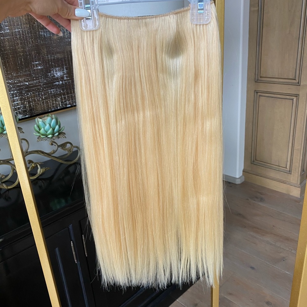 20" HALO EXTENSION Lightest blonde 100% remy hair